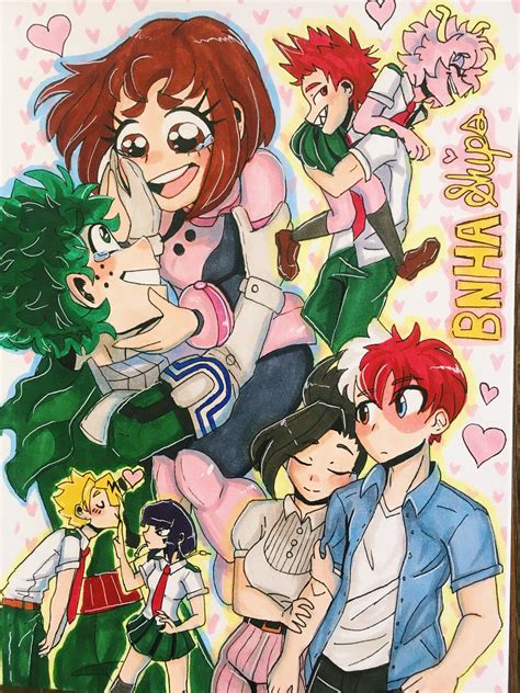 Bnha Ships Anime Fan Art Manga