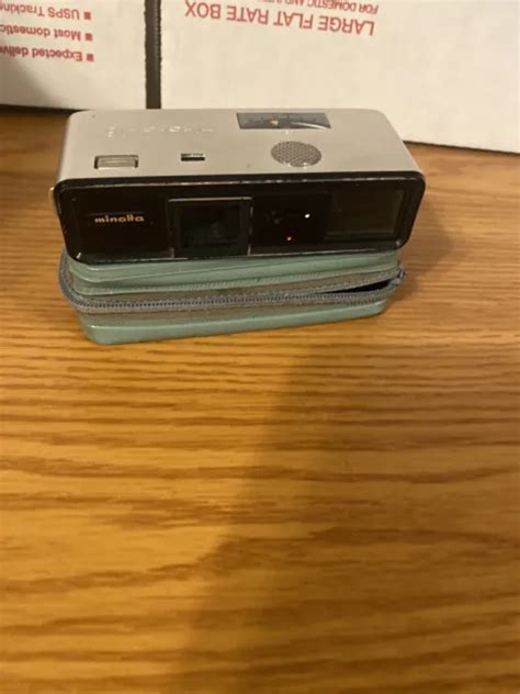 Vintage Minolta Miniature Spy Camera Model P Mm W Case Strap