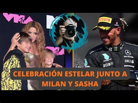 Lewis Hamilton Entrega Premio Fia A Shakira Una Celebración Estelar Junto A Milan Y Sasha YouTube