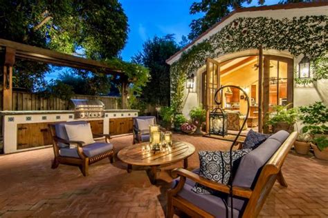 Mediterranean Outdoor Kitchen And Living Space Hgtv