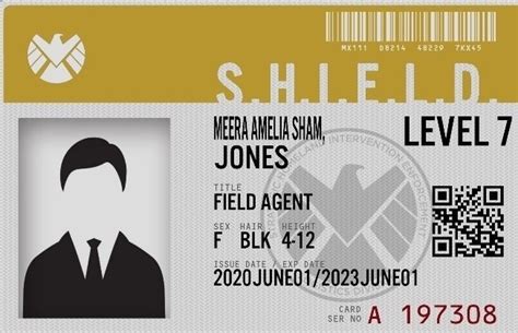 My Shield Id Card Marvels Agents Of Shield Amino