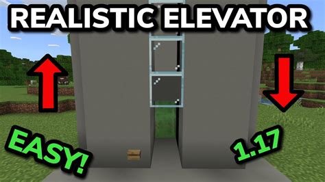Simple Realistic Elevator Tutorial In Minecraft Bedrock Mcpexboxps4