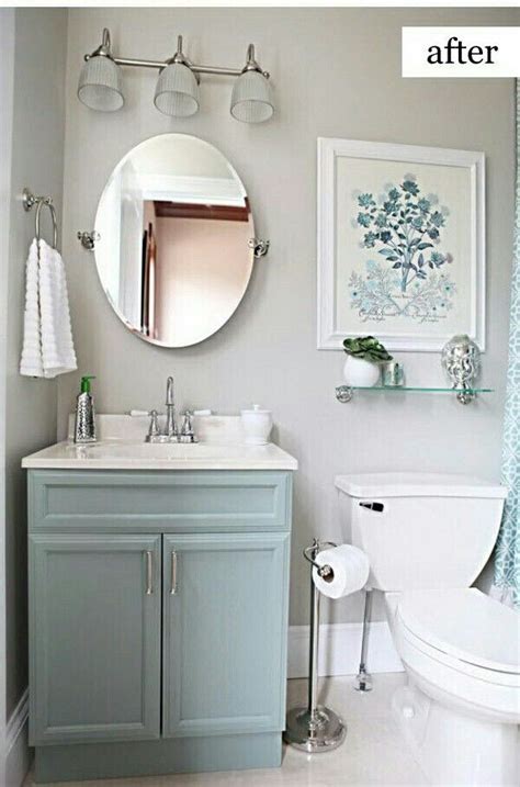 They are essential for checking out one's from round, square, oval, rectangular, tinted, transparent to antique frame; the oval mirror. | Blue bathroom vanity, Trendy bathroom ...