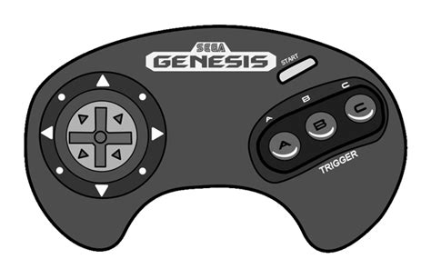 Sega Genisis Controller Vector By Coldheat007 On Deviantart