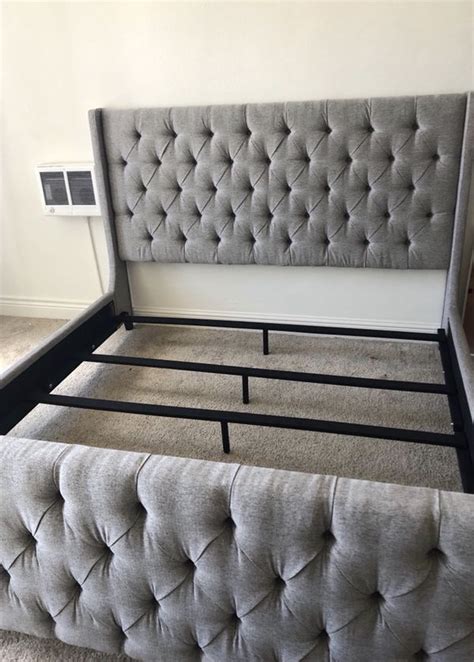 Tufted Headboard And Footboard King Ashley Signature Design Brynhurst