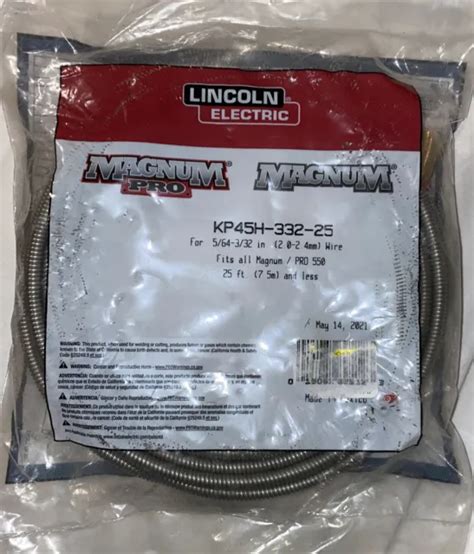 Lincoln Electric Kp45h 332 25 Cable Liner 564 332 In 20 24 Mm 25