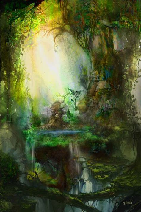 Pin By Serene On Fairy Woods And Mushrooms Fantasy Art Landscapes