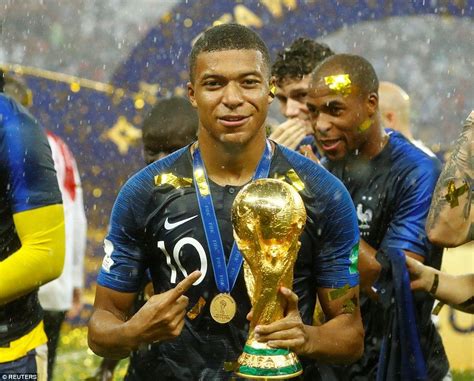 Picture Special France Lift World Cup For A Second Time Kylian Mbappé World Cup World Cup