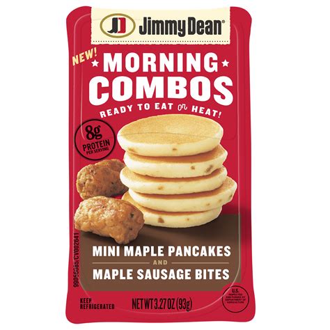 Jimmy Dean Morning Combos Mini Maple Pancakes And Maple Sausage Bites Oz Walmart Com