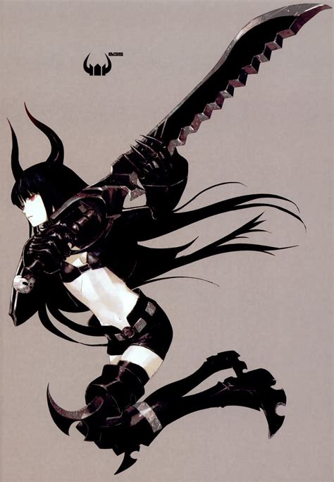 Black Gold Saw From Black Rock Shooter Cool Characters Pinterest