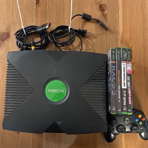 Original Xbox Console With Controller And Three Games In 2022