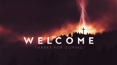 Holy Week Glow Welcome Motion Video Background