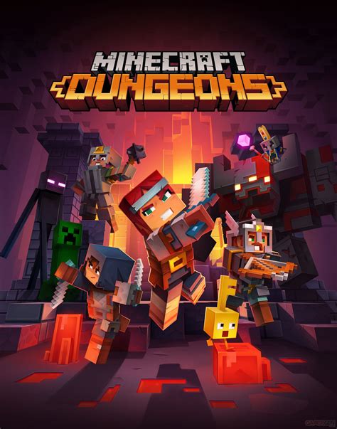 E3 2019 Minecraft Dungeons Mojang Dévoile Un Nouveau Hackn Slash