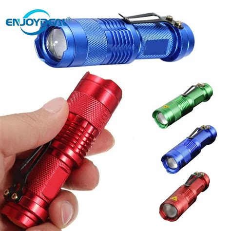 5 Colors Mini Led Flashlight Q5 2000lm Flashlight Waterproof Led