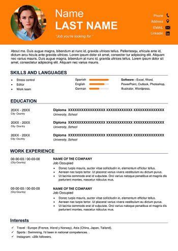 Your modern professional cv ready in 10 minutes‎. Europass CV © Free Download | European Resume Template