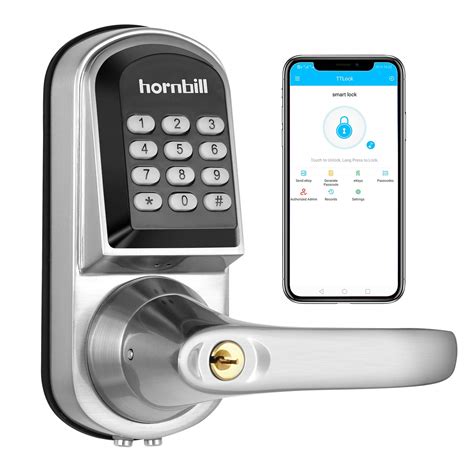 Smart Lock With Keypad Door Knob Keyless Entry Door Lock Deadbolt