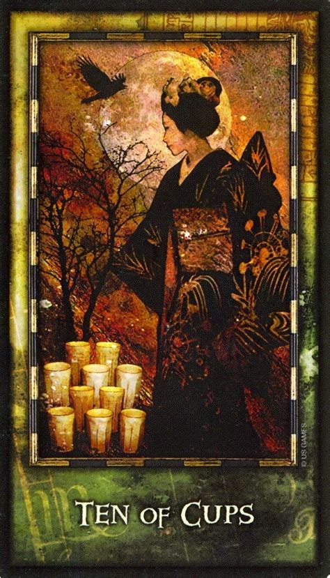 Solitary Fire Walkers Book Of Shadows The Ten Of Cups Tarot Card