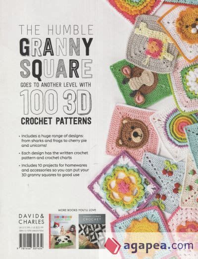 3d granny squares 100 crochet patterns for pop up granny squares celine semaan sharna moore