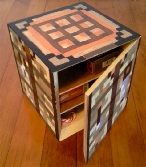 Minecraft Crafting Table Box Crafting Table Minecraft Craft Table
