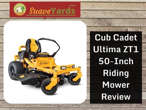 Cub Cadet Ultima Zt1 50 Inch Riding Mower Review Power In Design And