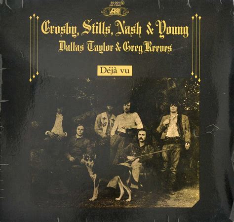 Crosby Stills Nash Young Deja Vu German Release 12 Classic Rock Vinyl
