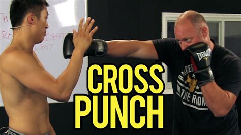 How To Throw A Boxing Cross Punch Youtube