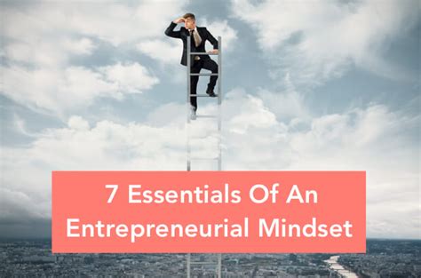 Essentials Of An Entrepreneurial Mindset