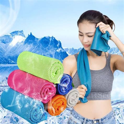 Wholesale Bulk Microfiber Sports Instant Ice Neck Cooling Towel With