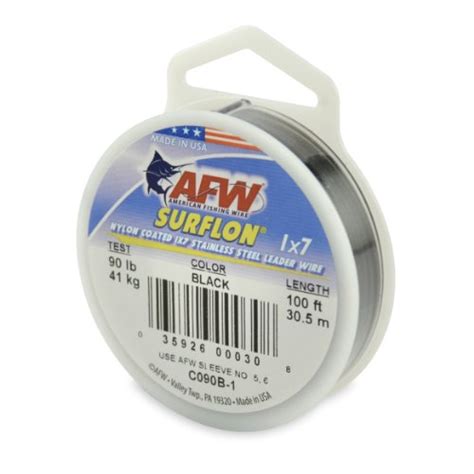 American Fishing Wire Surflon Nylon Coated 1×7 Stainless