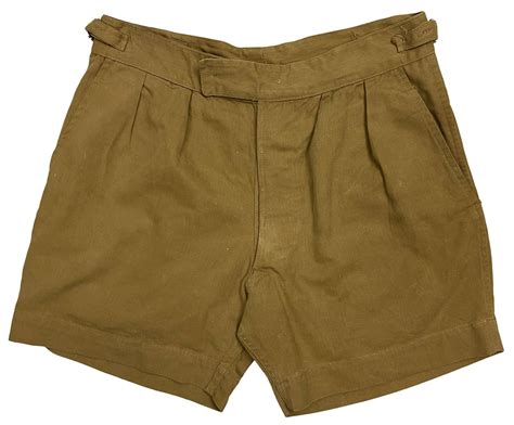 Original 1966 Dated British Military Shorts In Trousers And Shorts