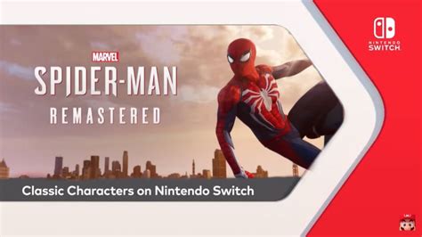 Spider Man Remastered Coming To Nintendo Switch Youtube