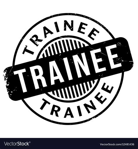 Trainee Rubber Stamp Royalty Free Vector Image