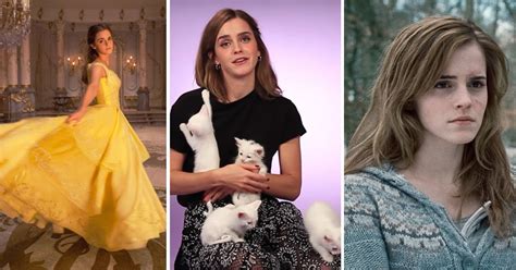 Emma Watson Plays With Kittens Teen Vogue