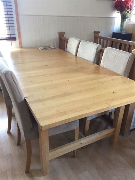 A durable dining table that makes it easy to have big dinners. REDUCED TO £60! IKEA NORDEN extendable birch dining table ...