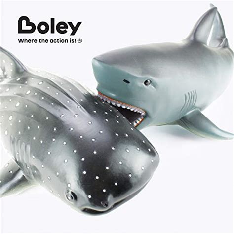 Boley 2 Piece Soft Shark Figure Toys Realistic Jumbo Large Ocean
