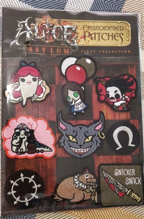 Alice Asylum Embroidery Patch Set Epic Gift Embroidery Patches