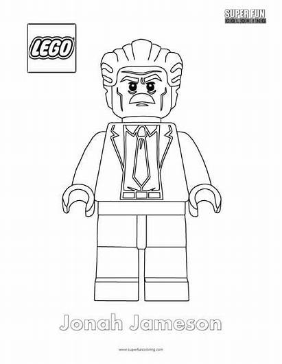 Lego Coloring Minifigure Pages Character Super Fun