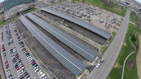 Ford Hq Solar Parking Canopies American Galvanizers Association