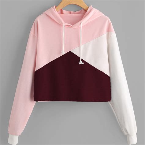 Crop Hoodies For Girls Harajuku Hoodies Sweatshirt Women Streetwear