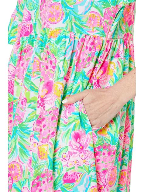 Lilly Pulitzer Ardleigh Dress Multi Lovers Coral Free Shipping
