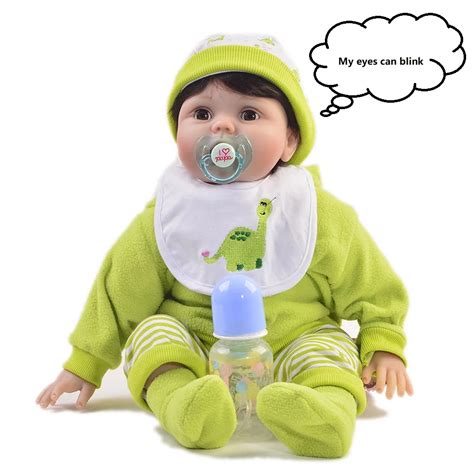 Keiumi 22 55 Cm Realistic Reborn Baby Boy Doll Cloth Body Stuffed