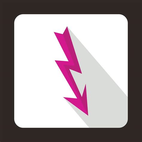 Lightning Arrow Icon Flat Style 14517930 Vector Art At Vecteezy