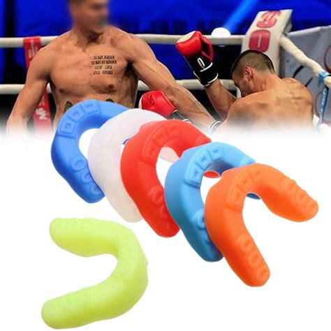 Boxing Mouth Guard Silicone Mouthpiece Teeth Protector For Boxing Mma
