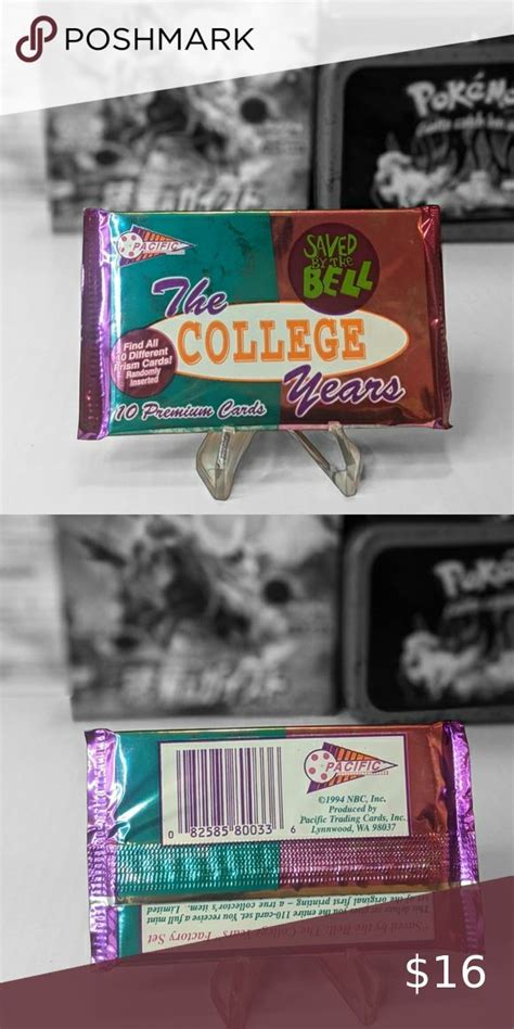 1994 Saved By The Bell The College Years Booster Pack Saved By The