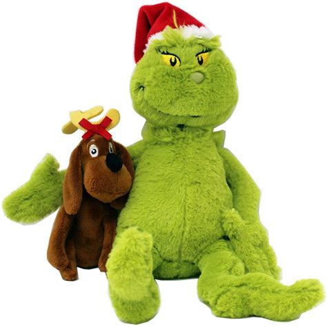 Dr Seuss The Grinch The Grinch With Max Exclusive Plush Manhattan Toy