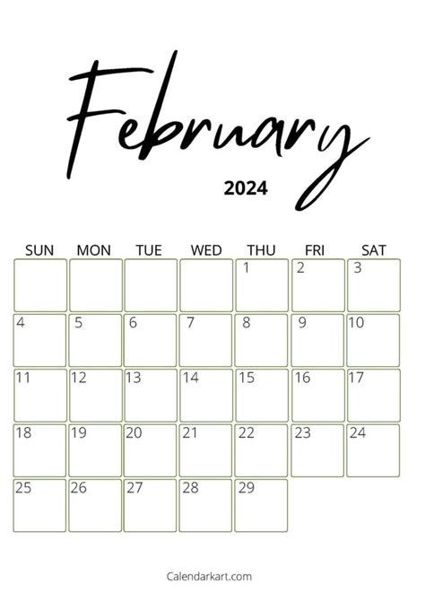 Free And Cute Printable February 2023 Calendar Calendarkart Calendar