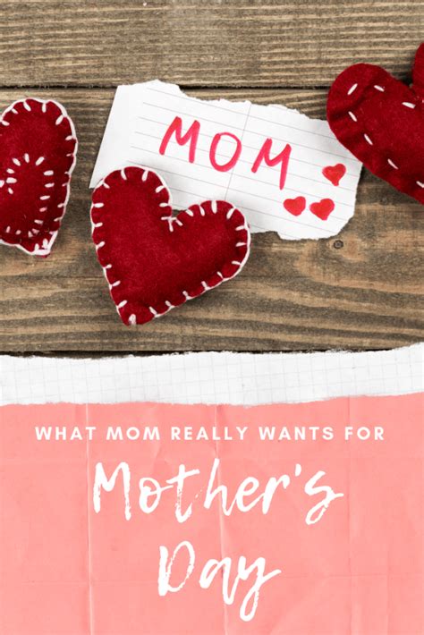 What Moms Really Want For Mothers Day Mom Ts For Kids Mothers