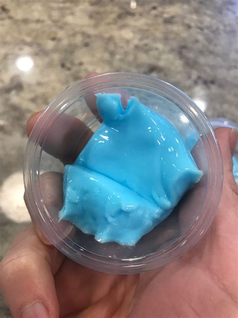 Slime Blue Slime Gooey Slime Cloud Cotton Candy Slime In A Etsy