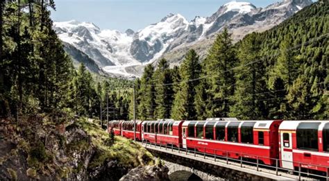 Suiza Tiene Los Trenes Panorámicos Más Hermosos Y Románticos Del Mundo