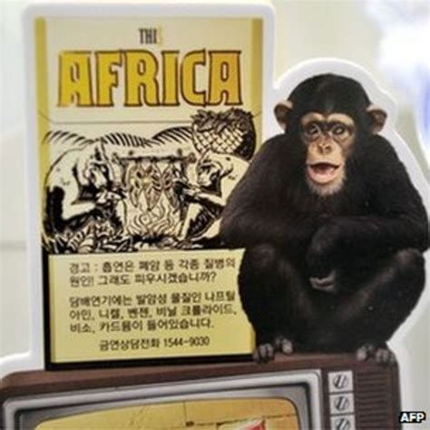 Korean Cigarette Firm Pulls Racist Monkey Ads BBC News